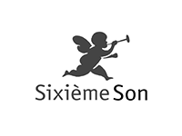 logo Sixième Son n&b